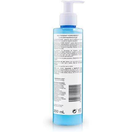 Neutrogena Hydro Boost Gelée Milk Cleanser for Visibly Clean Skin with Hyaluronic Acid 200ml