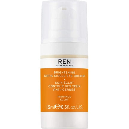 REN Clean Skincare Brightening Dark Circle Eye Cream Hydrates and Reduces Dark Spots in 7 Days Revives and Firms Tired Under Eyes by Evening Skin Tone Vegan and Cruelty Free Step 3 Treat