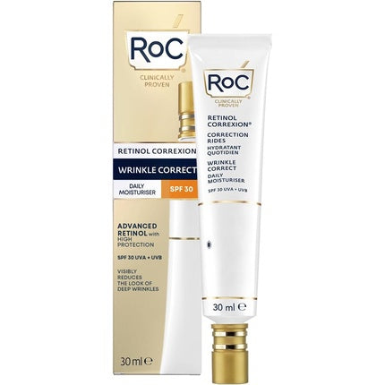 RoC Retinol Correxion Wrinkle Correct Daily Moisturizer SPF 30 Hydration Cream with Retinol and Vitamin E 30ml