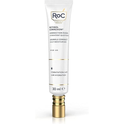 RoC Retinol Correxion Wrinkle Correct Daily Moisturizer SPF 30 Hydration Cream with Retinol and Vitamin E 30ml