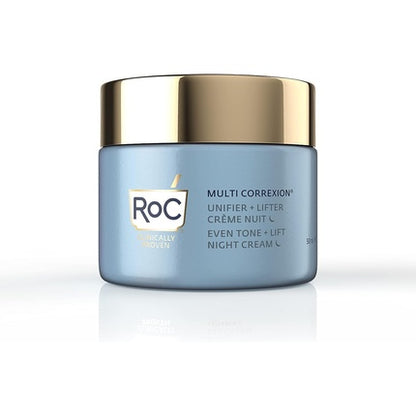 RoC Multi Correxion Even Tone + Lift Night Cream Anti-Wrinkle Aging Hydration Renewal Skincare Skin Tone Evening Cream with Hexyl-R Complex Technology 50ml